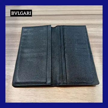 BVLGARI/불가리 장지갑 가죽 지갑 블랙 브랜드