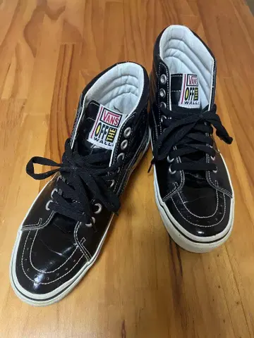 vintage VANS 반스 올드 하이컷 블랙 신발 26cm