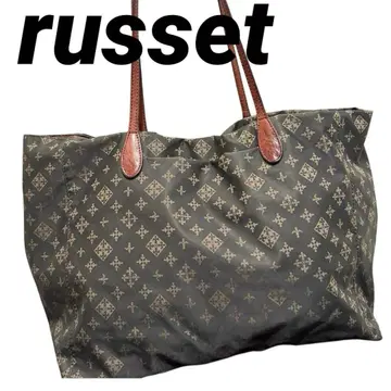 러셋 russet 나일론 숄더 토트백 핸드백 올 패턴 경량
