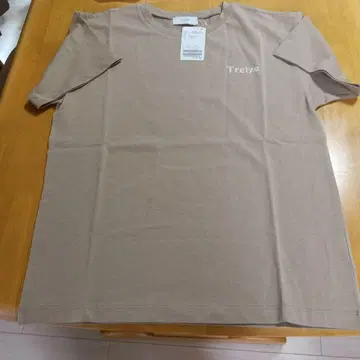 SLOBE IENA Treize 로고 반팔 티셔츠 M 베이지