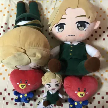 tinytan 태현 테테 BTS TATA 봉제 인형 5종 세트