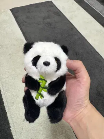 팬더 봉제 인형 키링