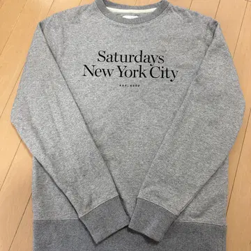 Saturdays New York City 맨투맨 S 사이즈 그레이