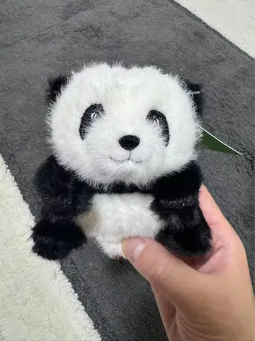 팬더 봉제 인형 키링