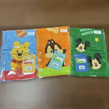 디즈니 슬림 페이 타월 3장 세트