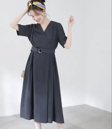 내추럴 뷰티 베이직 흑먹색 원피스