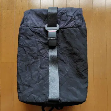 AIRPAC 블랙 롤 탑 백팩