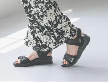 글로벌 워크 라쿠션 샌들 S 블랙 컬러