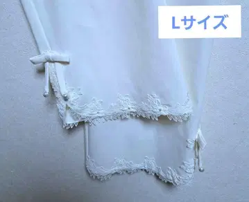 야 새상품 정가 17600엔 슈퍼 뷰티 레이스 스트레치 팬츠 42 L
