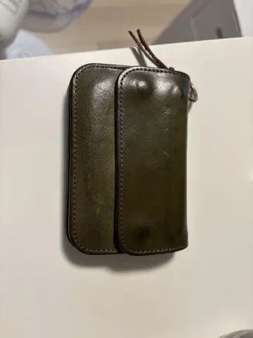 b3Labo 도치기 가죽 컴팩트 지갑