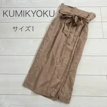 KUMIKYOKU 허리 리본 타이트 스커트 1