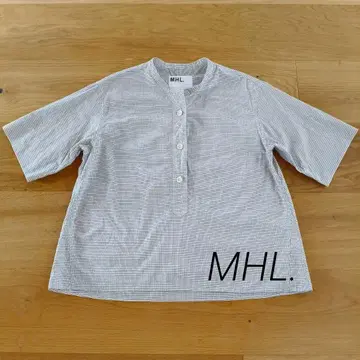 MHL. 노카라 반팔 셔츠 사이즈 1