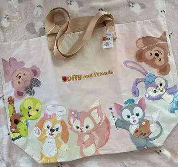홍콩 디즈니랜드 더피와 프렌즈 쇼핑백 M 사이즈