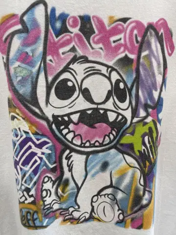 하와이 구매 레어 디즈니 스티치 티셔츠 XL 사이즈