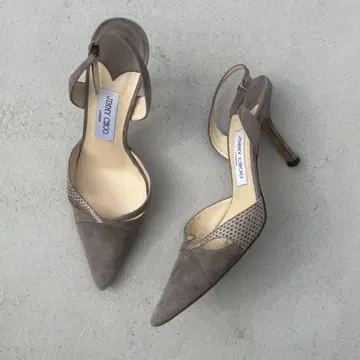 JIMMY CHOO 그레이 하이힐 샌들
