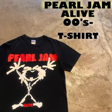 00's- PEARL JAM ALIVE 락 밴딩 티셔츠
