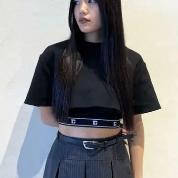 EMODA 레이어드 자카드 핏 탑