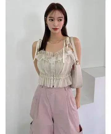 dazzlin 2way 튤 뷔스티에