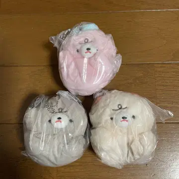 무스쯔짱 봉제 인형 키링 가챠가챠 토끼 강아지 고양이