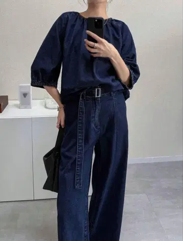 FRIFUL 여성 데님 셋업 L 사이즈