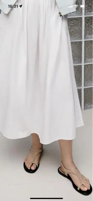 스웨이드 플립플랍 샌들 ZARA 41