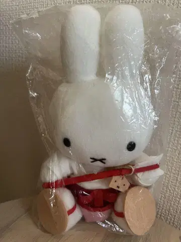 미피 무녀 하카마 스타일 봉제 인형 새상품 띠 동물 미피 스타일 한정판