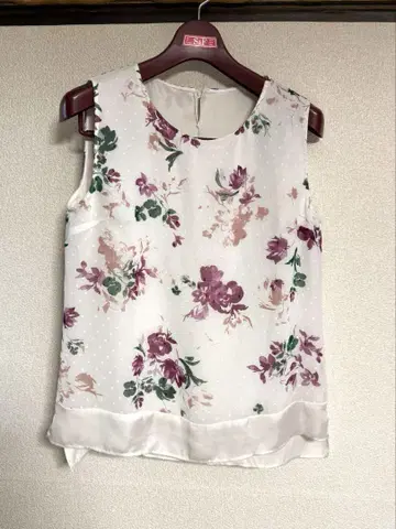 INDIVI 슬리브리스 (이중 재봉) size:38