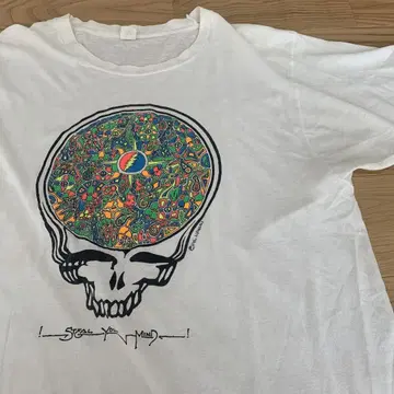 Grateful Dead 스컬 T 90s USA제 XL 빈티지