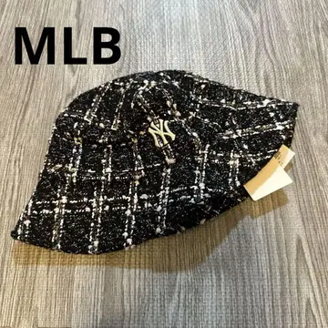택 포함 새상품 MLB 트위드 버킷 햇