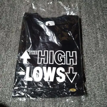 미사용 새상품 THE HIGH-LOWS 블랙 티셔츠 M