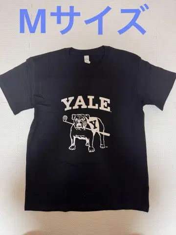 남녀 공용 Yale Bulldog 티셔츠 M 블랙