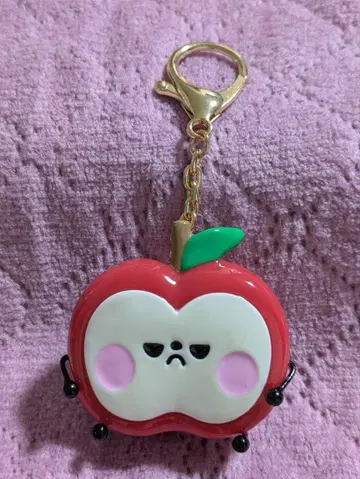 사랑과 깊은 하늘 마히루 타이요 사과 키링 작은 흠집 있음