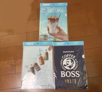 보스 오리지널 A4 클리어 파일 with 산조 노무 3종