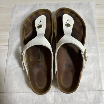 빌리켄스톡 샌들 화이트 39(25cm)