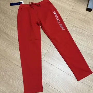 러브 캘러웨이 맨투맨 조거 팬츠 XS 레드