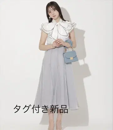 택 포함 새상품 WILLSELECTION 샤이니 플레어 스커트