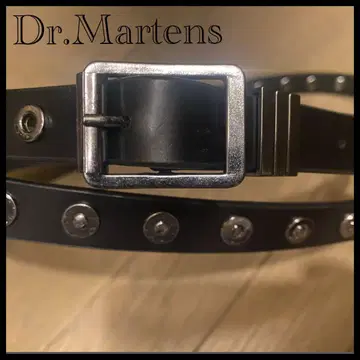 Dr.Martens 닥터마틴 스터드 가죽 벨트 블랙 검정