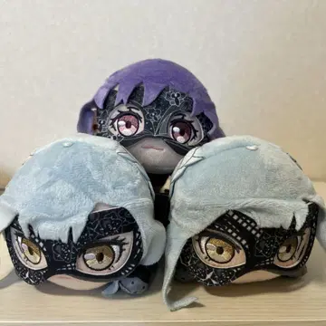 BanG Dream! 뱅드림 누워있는 봉제 인형 3개 세트