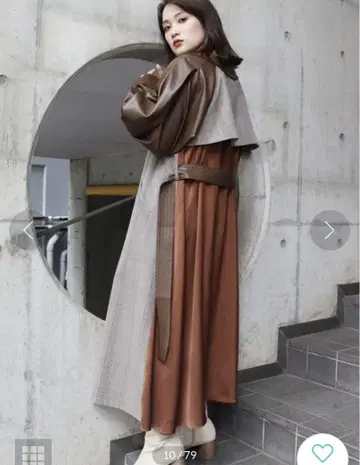 MURUA 마테리아 믹스 트렌치코트