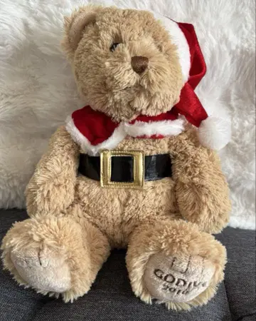 GODIVA 크리스마스 산타 봉제 인형