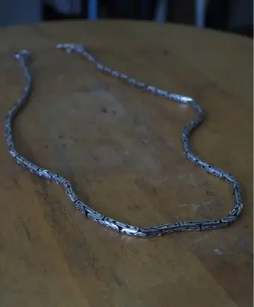 silver925 byzantine-chain necklace 빈티지