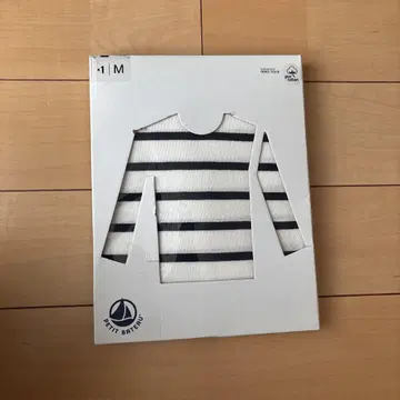 스트라이프 긴팔 티셔츠 M