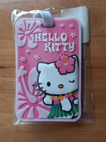 헬로키티 하와이 레어 HELLOKITTY 네임택