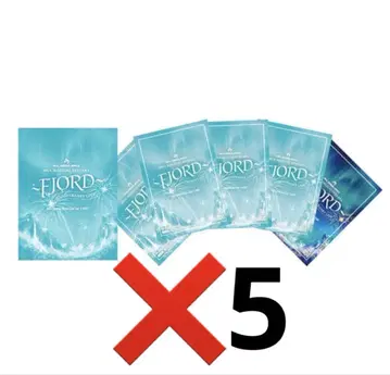 미개봉 7개 세트 피요르드 미세스 오모리 모토타카 포토 카드 팝업