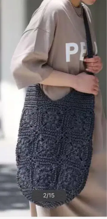 RELUME 페이퍼 숄더백 네이비