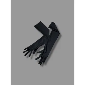 BLACK SATIN LONG GLOVE 2963T 장갑 새틴