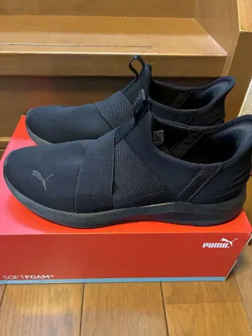 푸마 프라울 슬립온 블랙 24.5cm