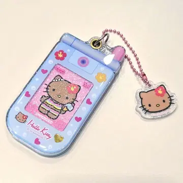 산리오 일광화상 키티 핸드폰 아크릴 키링