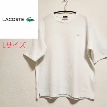 라코스테 티셔츠 반팔 원포인트 화이트 L