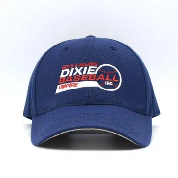메이저 DIXIE BASEBALL 야구 자수 캡 구제 의류 네이비